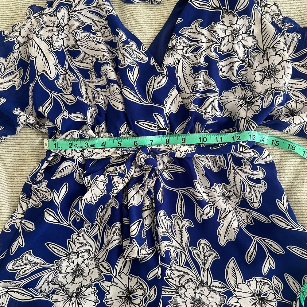 Bardot Ruffled Cold-Shoulder Romper - Picture 7 of 7
